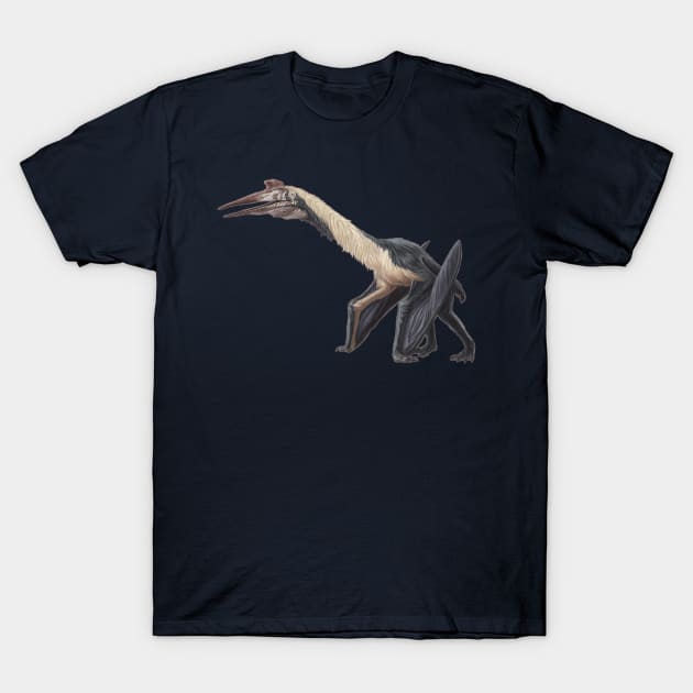 Quetzelcoatlus northropi T-Shirt by CoffeeBlack